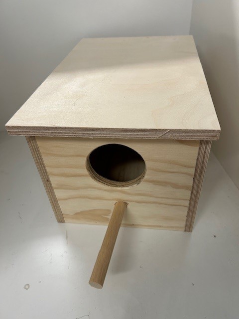 Deluxe 12mm Ply Small Parrot Nest box